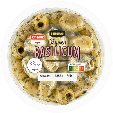 Jumbo Groene Olijven Basilicum - JUMBO