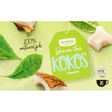 Jumbo Groene Thee Kokos 20 Stuks - JUMBO