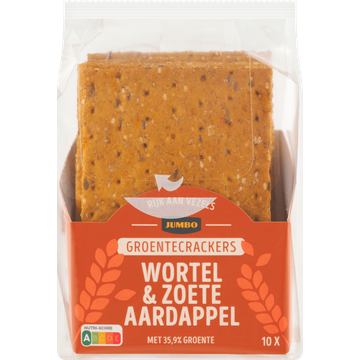 Jumbo Groentecrackers Wortel & Zoete Aardappel - JUMBO