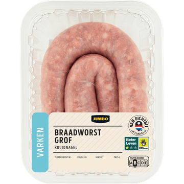 Jumbo Grove Braadworst Kruidnagel Varken - JUMBO
