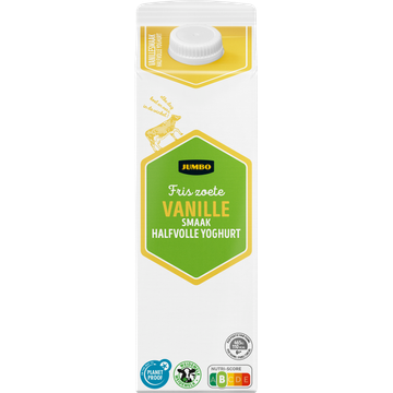 Jumbo Halfvolle Yoghurt met Vanillesmaak - JUMBO