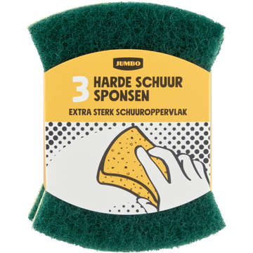 Jumbo Harde Schuursponsen 3 Stuks - JUMBO