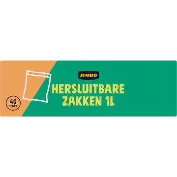 Jumbo Hersluitbaar zakje 1 L - JUMBO