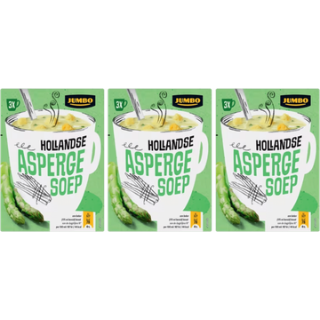 Jumbo Hollandse Aspergesoep 3 x 3 Stuks - JUMBO