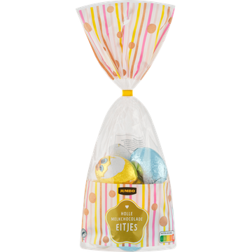 Jumbo Holle Paaseieren met Dierenprint Melkchocolade - JUMBO