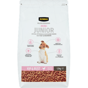 Jumbo Hondenbrokken Junior Kip & Rijst - JUMBO