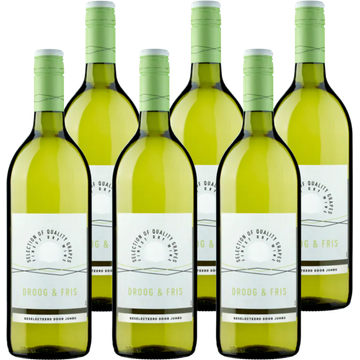 Jumbo Huiswijn - Wit Droog - 6 x 1L - zonder doos - JUMBO