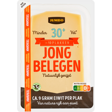 Jumbo Kaas Jong Belegen 30+ Voordeelverpakking Plakken - JUMBO