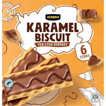Jumbo Karamel Biscuit 6 Stuks - JUMBO