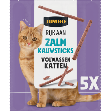 Jumbo Kauwsticks Zalm 5 Stuks - JUMBO