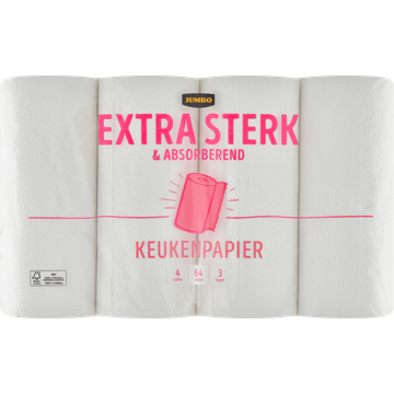 Jumbo Keukenpapier Extra Sterk & Absorberend 3 Lagen - JUMBO