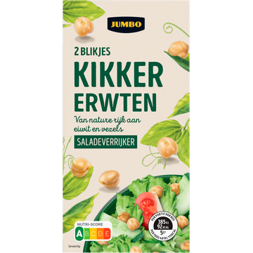 Jumbo Kikkererwten 2 x 90 g - JUMBO