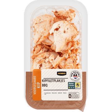 Jumbo Kipfiletplakjes BBQ Voorgegaard Kip - JUMBO