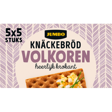Jumbo Knäckebröd Volkoren 5 x 5 Stuks - JUMBO