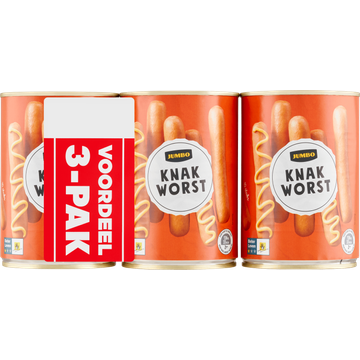 Jumbo Knakworst 3 x 400 g - JUMBO
