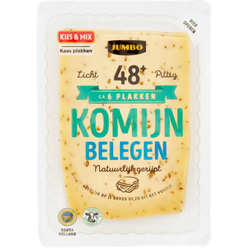 Jumbo Komijn Belegen Kaas 48+ Plakken - JUMBO