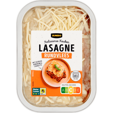 Jumbo Lasagne Rundvlees met Gegrilde Aubergine & Courgette - JUMBO