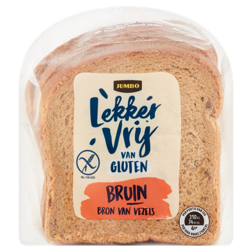 Jumbo - Lekker Vrij van Gluten Bruin Brood - JUMBO