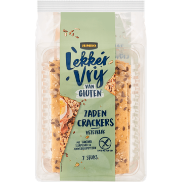 Jumbo Lekker Vrij van Gluten Zaden Crackers - JUMBO
