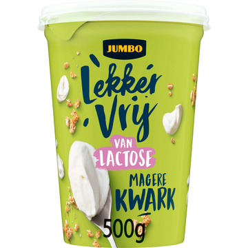 Jumbo Lekker Vrij van Lactose Magere Kwark - JUMBO