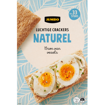 Jumbo Luchtige Crackers Naturel 33 Stuks - JUMBO