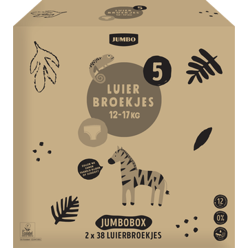 Jumbo Luierbroekjes Maat 5 12-17 kg Voordeelverpakking - JUMBO