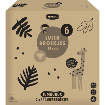 Jumbo Luierbroekjes Maat 6 15+ kg Voordeelverpakking - JUMBO