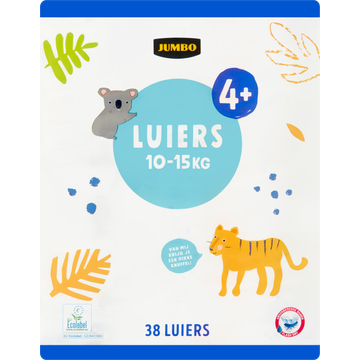 Jumbo Luiers Maat 4+ 10-15 kg - JUMBO