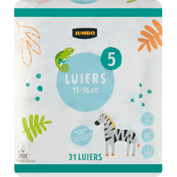 Jumbo Luiers Maat 5 11-16 kg 31 Stuks - JUMBO