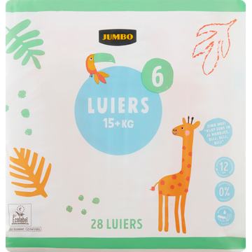 Jumbo Luiers Maat 6 15+ kg 28 Stuks - JUMBO