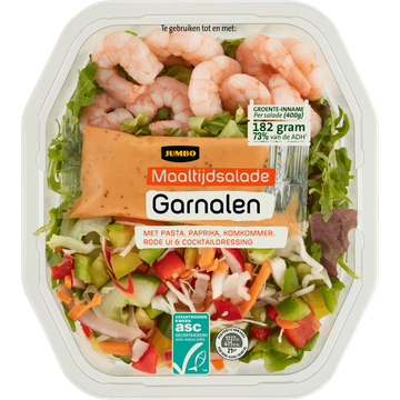 Jumbo Maaltijdsalade Garnalen met Whisky-cocktaildressing - JUMBO