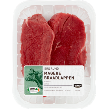 Jumbo Magere Braadlappen Rund 2 Stuks - JUMBO