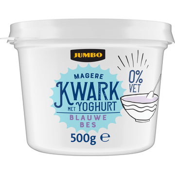 Jumbo Magere Kwark met Yoghurt Blauwe Bes 0% Vet - JUMBO