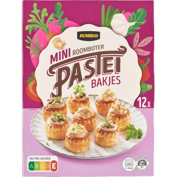 Jumbo Mini Roomboter Pasteibakjes 12 Stuks - JUMBO