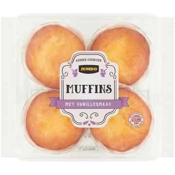 Jumbo Muffins met Vanillesmaak - JUMBO