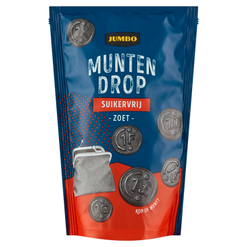 Jumbo Munten Drop Suikervrij Zoet - JUMBO