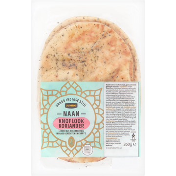 Jumbo Naan Brood Knoflook Koriander 2 Stuks - JUMBO