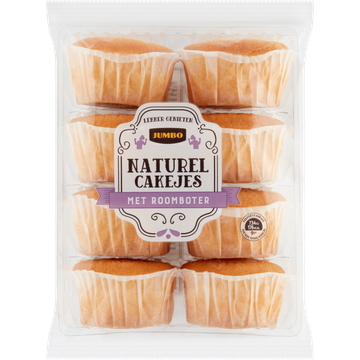 Jumbo Naturel Cakejes met Roomboter - JUMBO