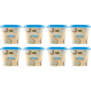 Jumbo Naturel Light 15+ Smeerkaas 8 x 200 g - JUMBO