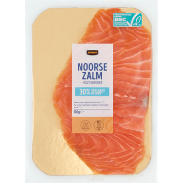 Jumbo Noorse Zalm Hout Gerookt Minder Zout - JUMBO