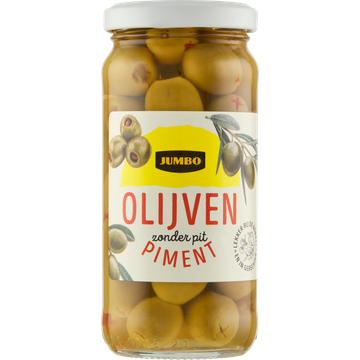 Jumbo Olijven Zonder Pit Piment - JUMBO