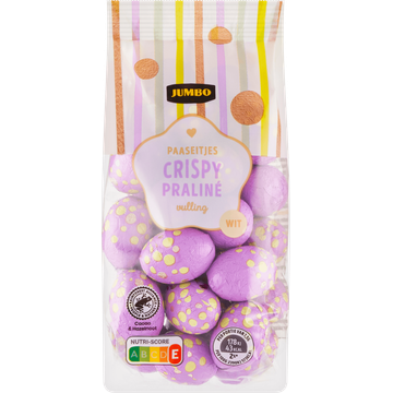 Jumbo Paaseitjes Wit met Crispy Praliné Vulling - JUMBO