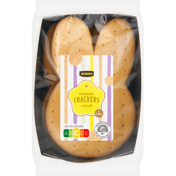 Jumbo Paashaas Crackers Naturel 6 Stuks - JUMBO