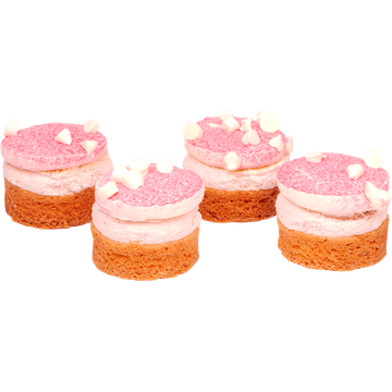 Jumbo Paddenstoelslofjes Aardbei - 4 Stuks - JUMBO