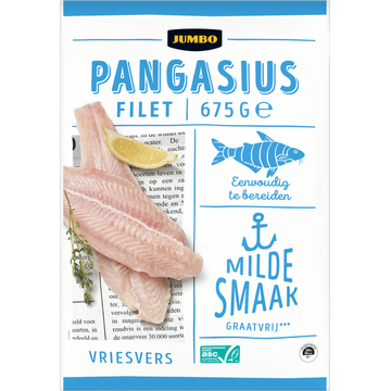 Jumbo Pangasiusfilet Vriesvers - JUMBO