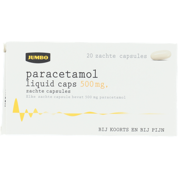Jumbo Paracetamol liquid caps 500mg - JUMBO