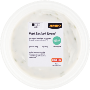 Jumbo Petri Bieslook Spread - JUMBO