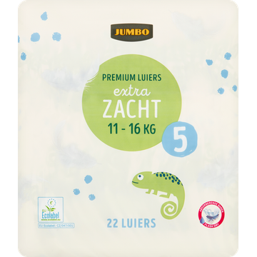 Jumbo Premium Luiers Maat 5 11-16 kg 22 Stuks - JUMBO