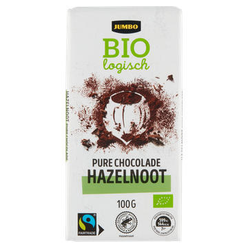 Jumbo Pure Chocolade Hazelnoot Biologisch - JUMBO