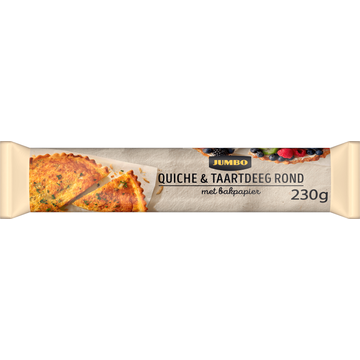 Jumbo Quiche & Taartdeeg Rond met Bakpapier - JUMBO